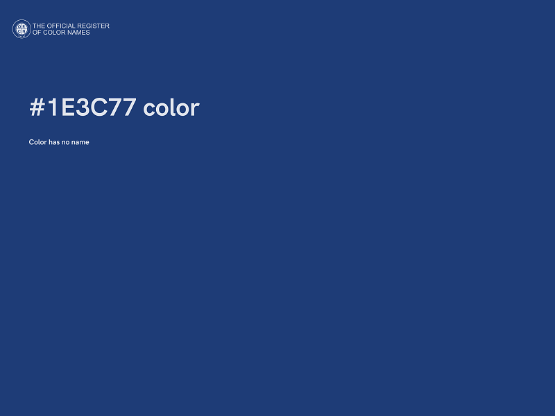 #1E3C77 color image