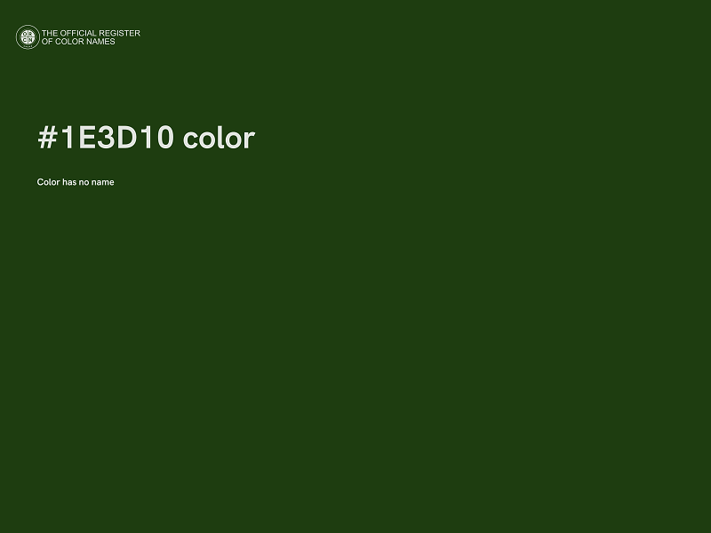 #1E3D10 color image