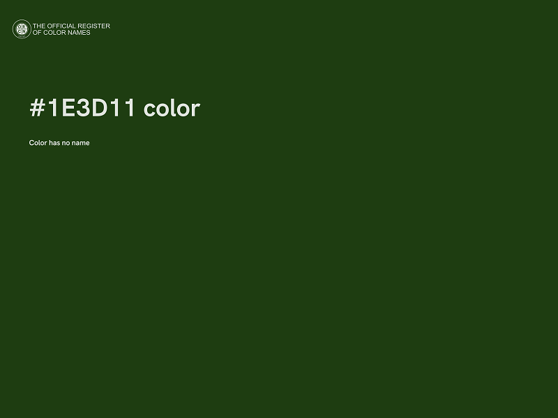 #1E3D11 color image