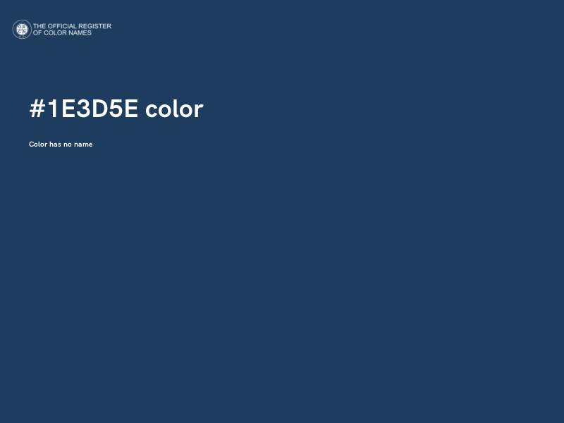 #1E3D5E color image
