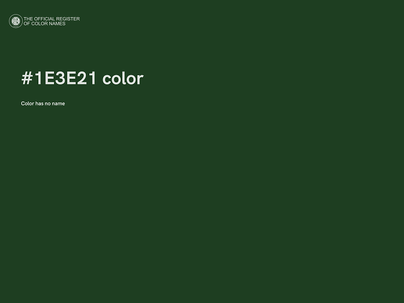 #1E3E21 color image