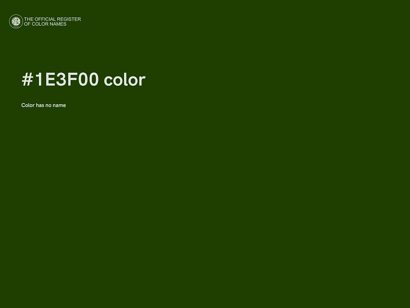 #1E3F00 color image