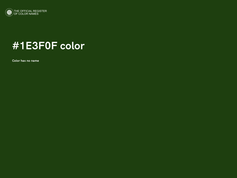 #1E3F0F color image