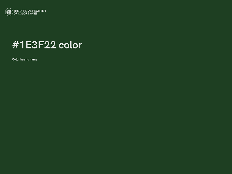 #1E3F22 color image