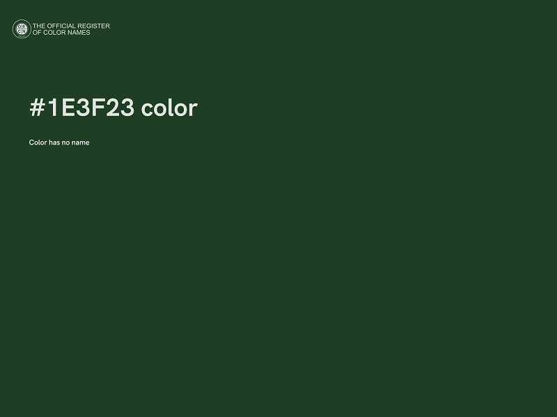 #1E3F23 color image