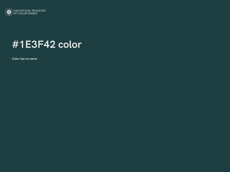 #1E3F42 color image