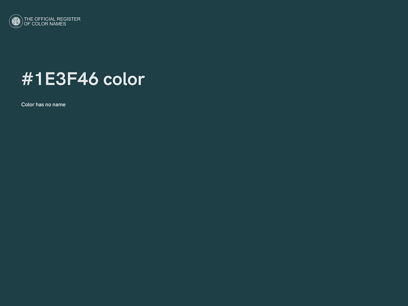 #1E3F46 color image