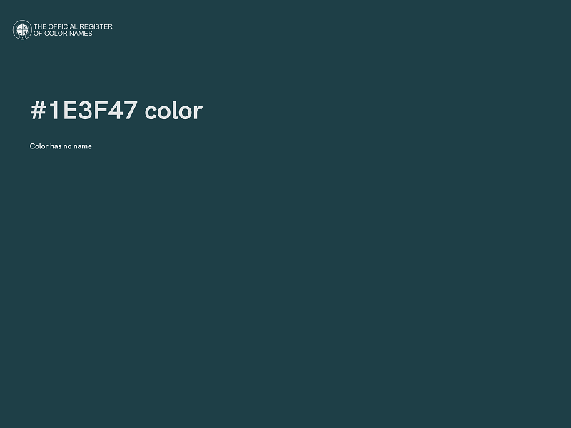 #1E3F47 color image