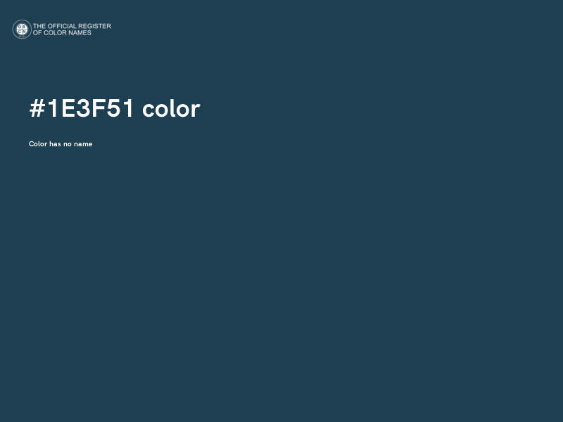 #1E3F51 color image