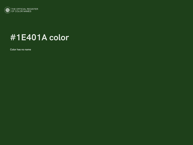 #1E401A color image