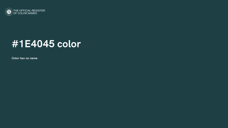 #1E4045 color image