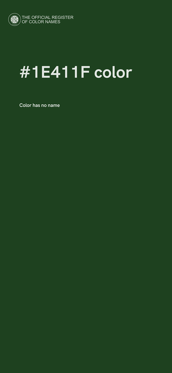 #1E411F color image