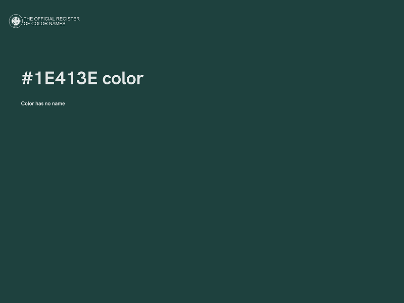#1E413E color image