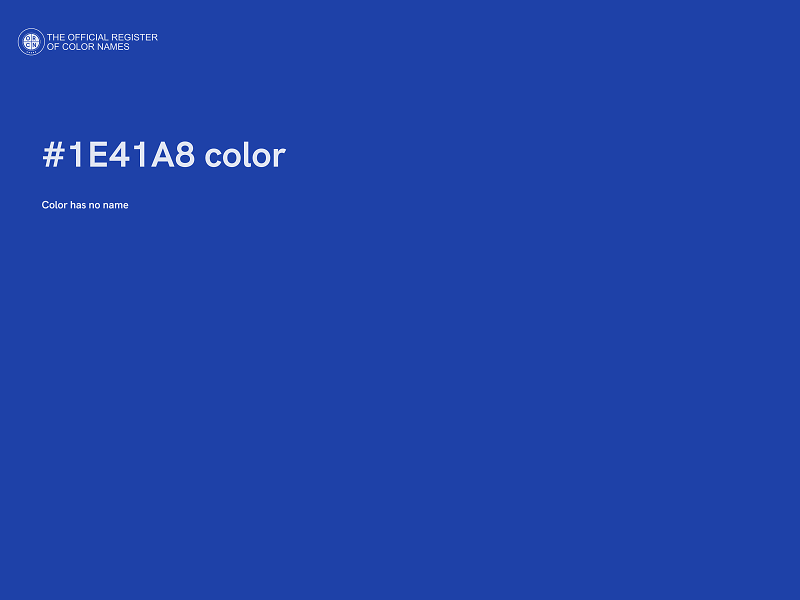 #1E41A8 color image