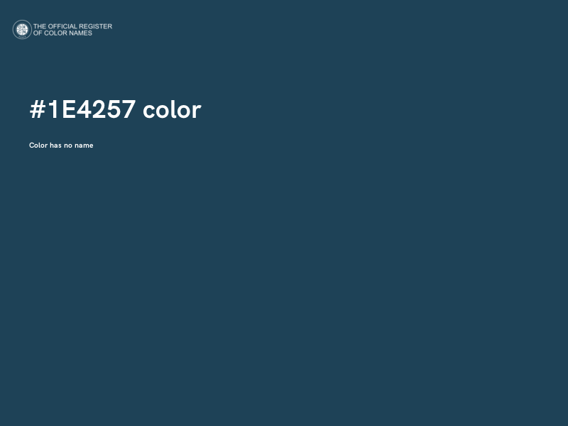 #1E4257 color image