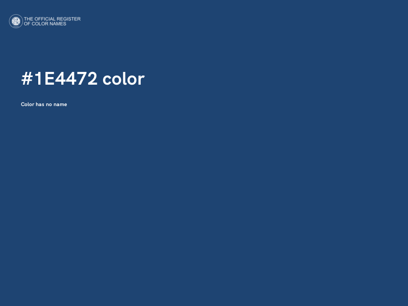 #1E4472 color image