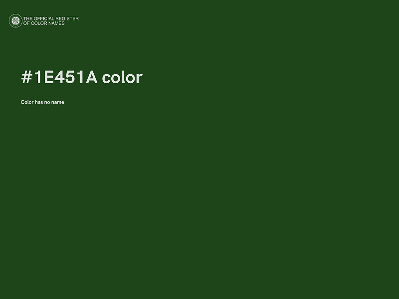 #1E451A color image