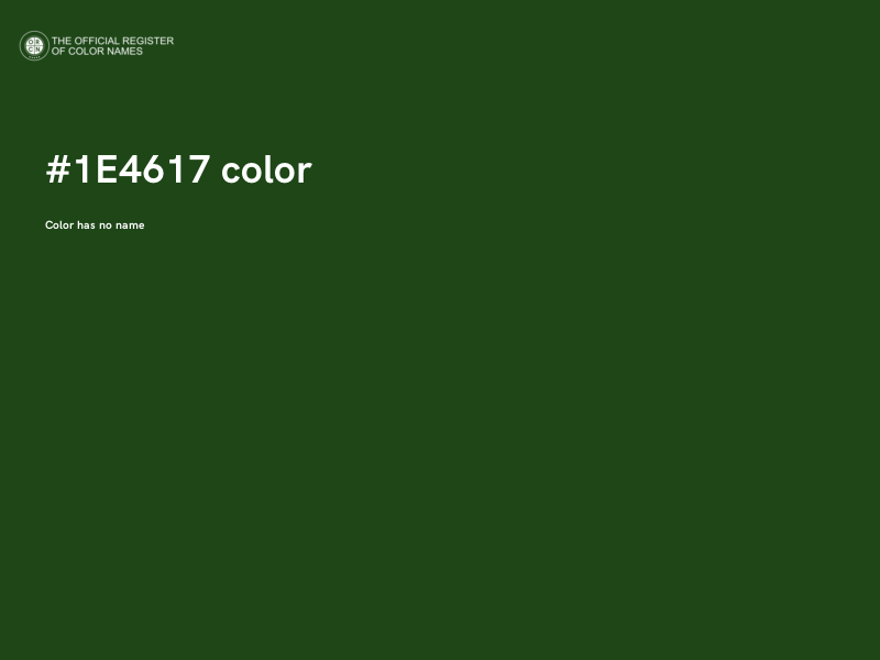 #1E4617 color image