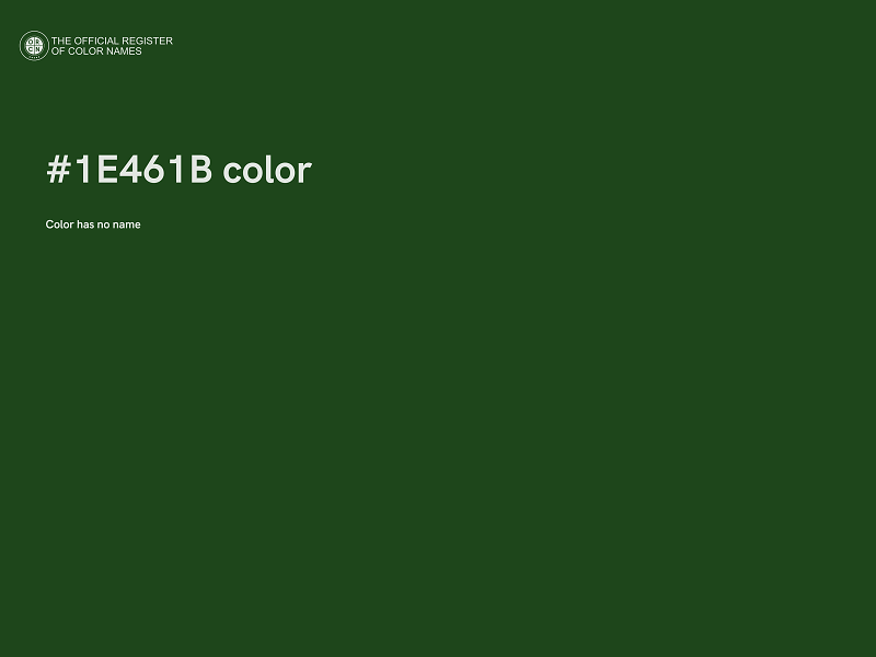 #1E461B color image