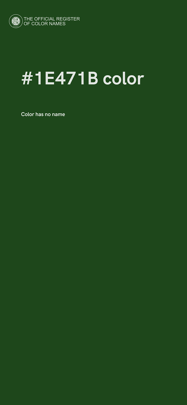 #1E471B color image