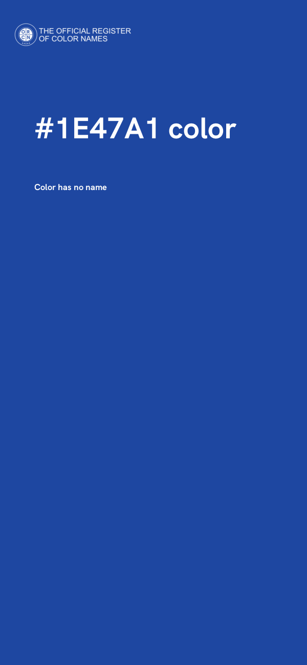 #1E47A1 color image
