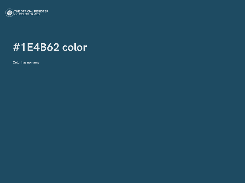 #1E4B62 color image