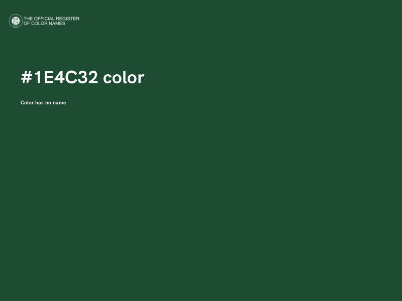 #1E4C32 color image
