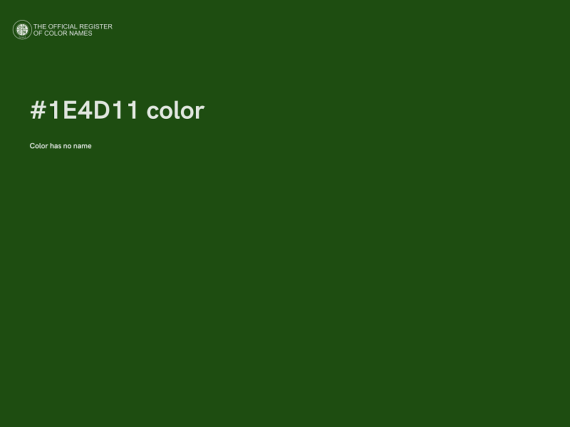 #1E4D11 color image