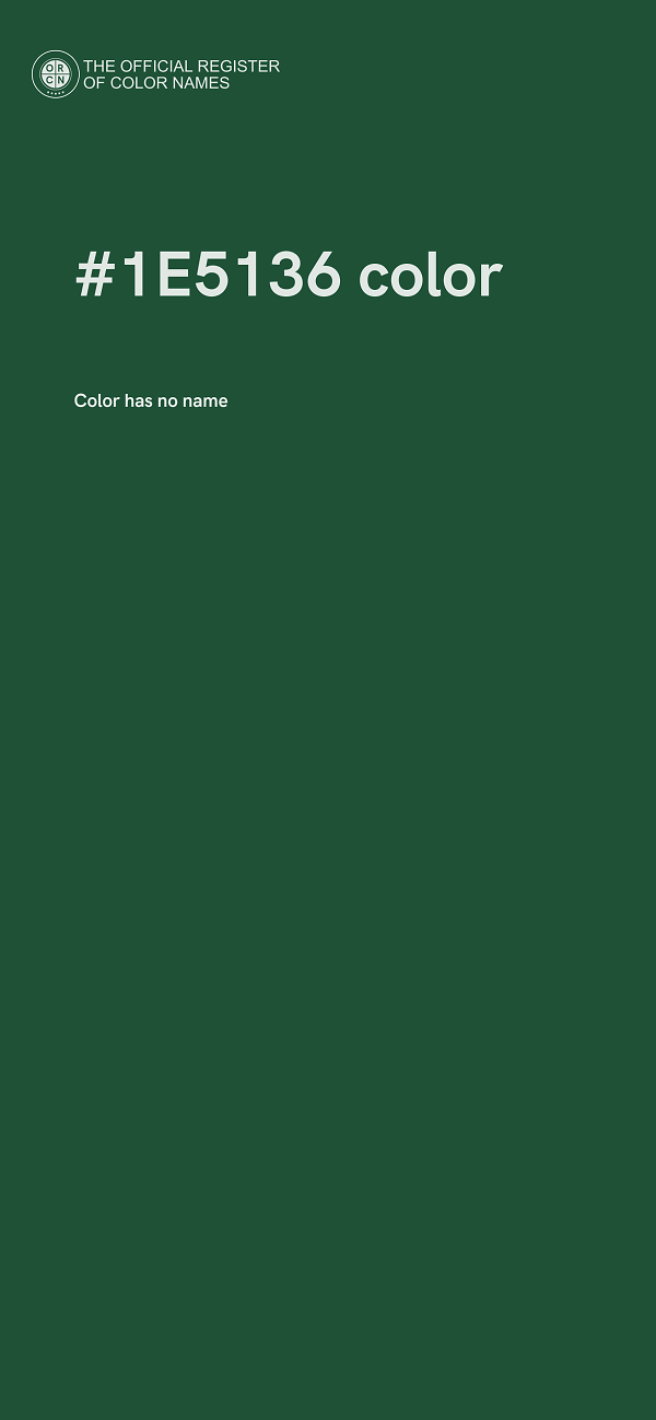 #1E5136 color image