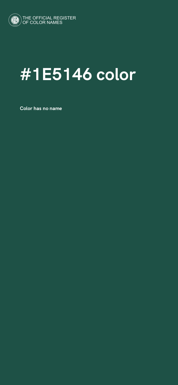 #1E5146 color image