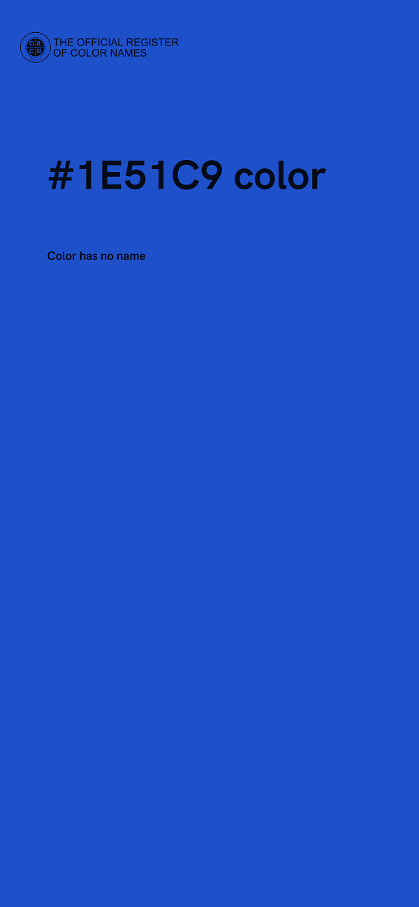#1E51C9 color image