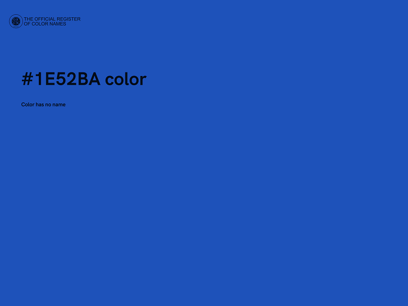 #1E52BA color image