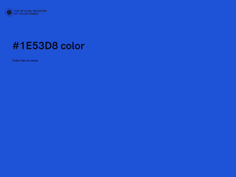 #1E53D8 color image