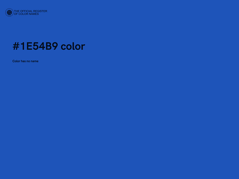 #1E54B9 color image