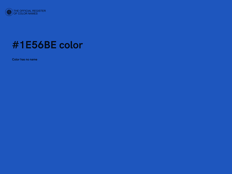 #1E56BE color image