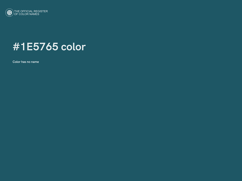 #1E5765 color image