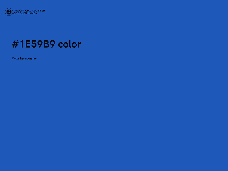 #1E59B9 color image