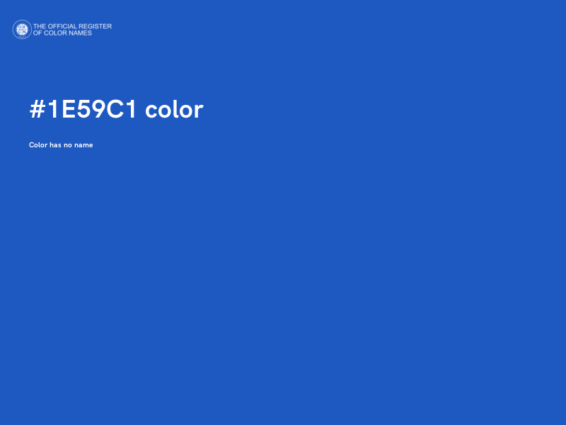 #1E59C1 color image
