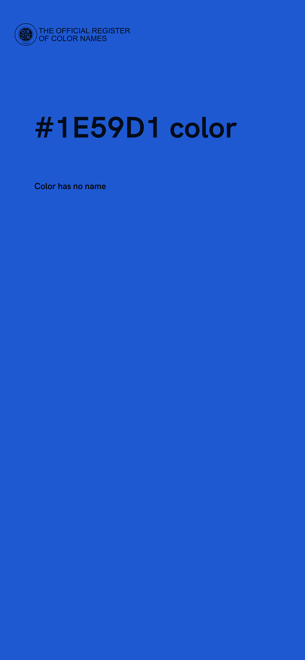 #1E59D1 color image
