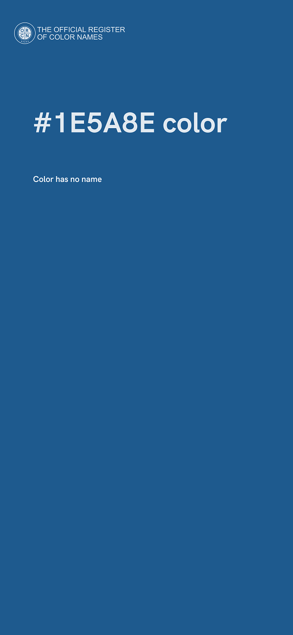 #1E5A8E color image