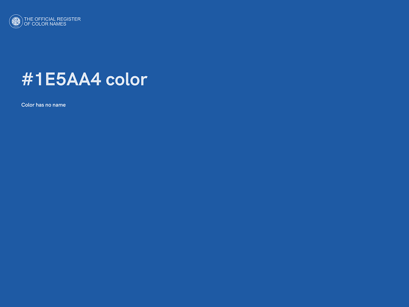 #1E5AA4 color image