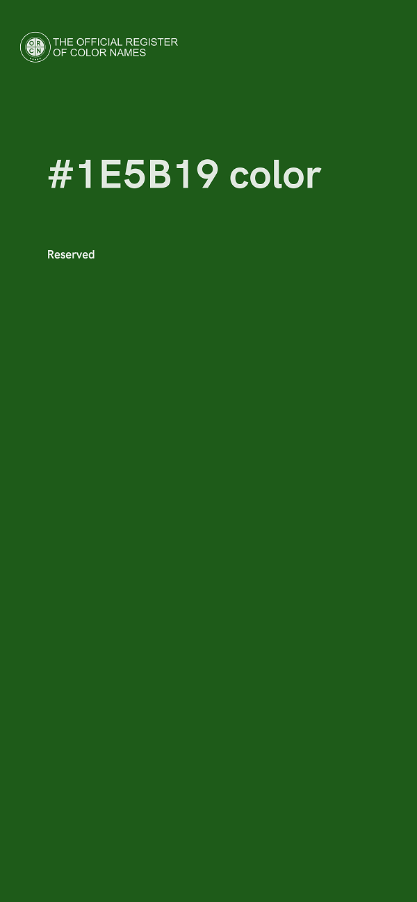 #1E5B19 color image