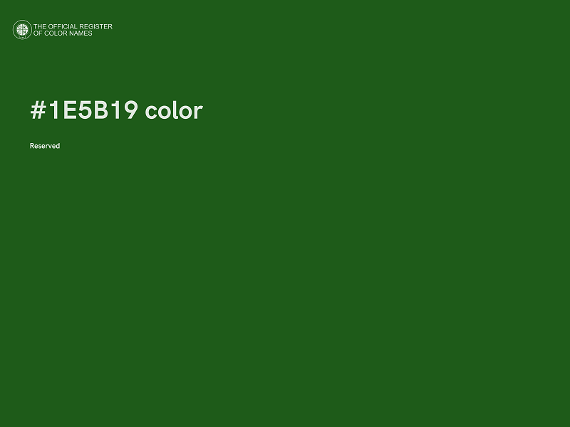 #1E5B19 color image