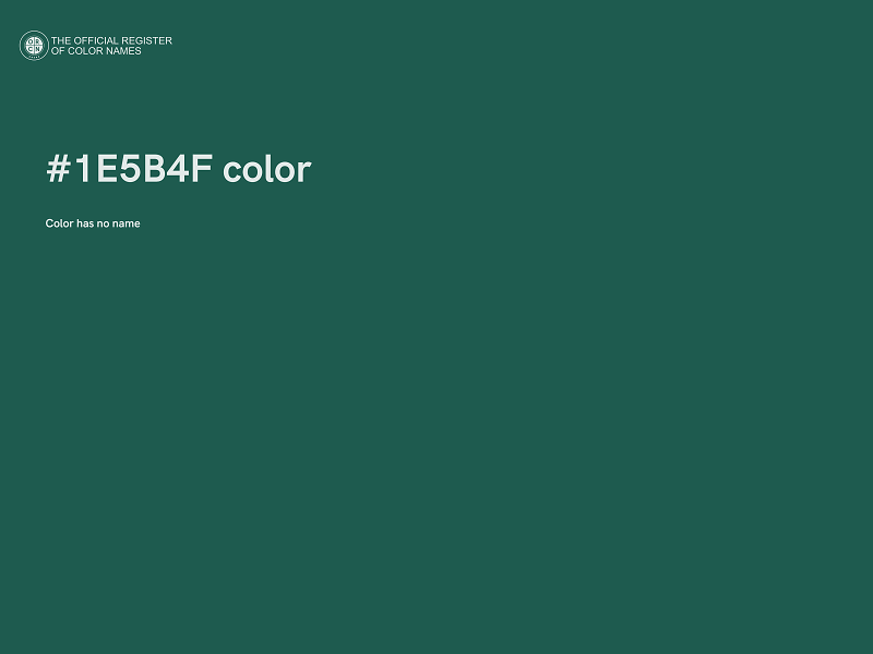 #1E5B4F color image