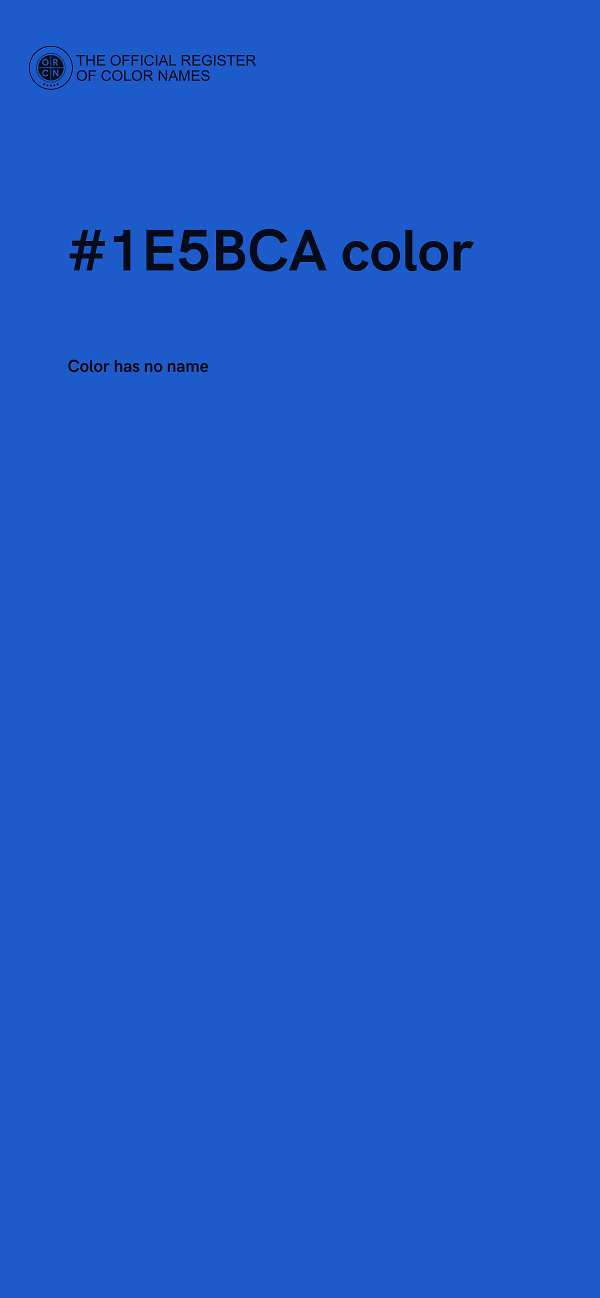 #1E5BCA color image