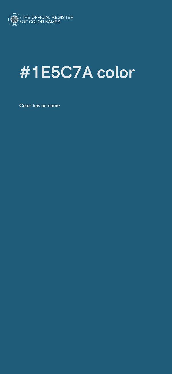 #1E5C7A color image