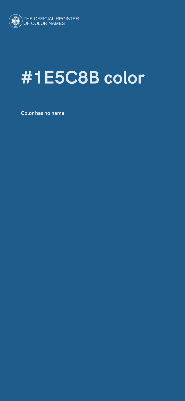 #1E5C8B color image
