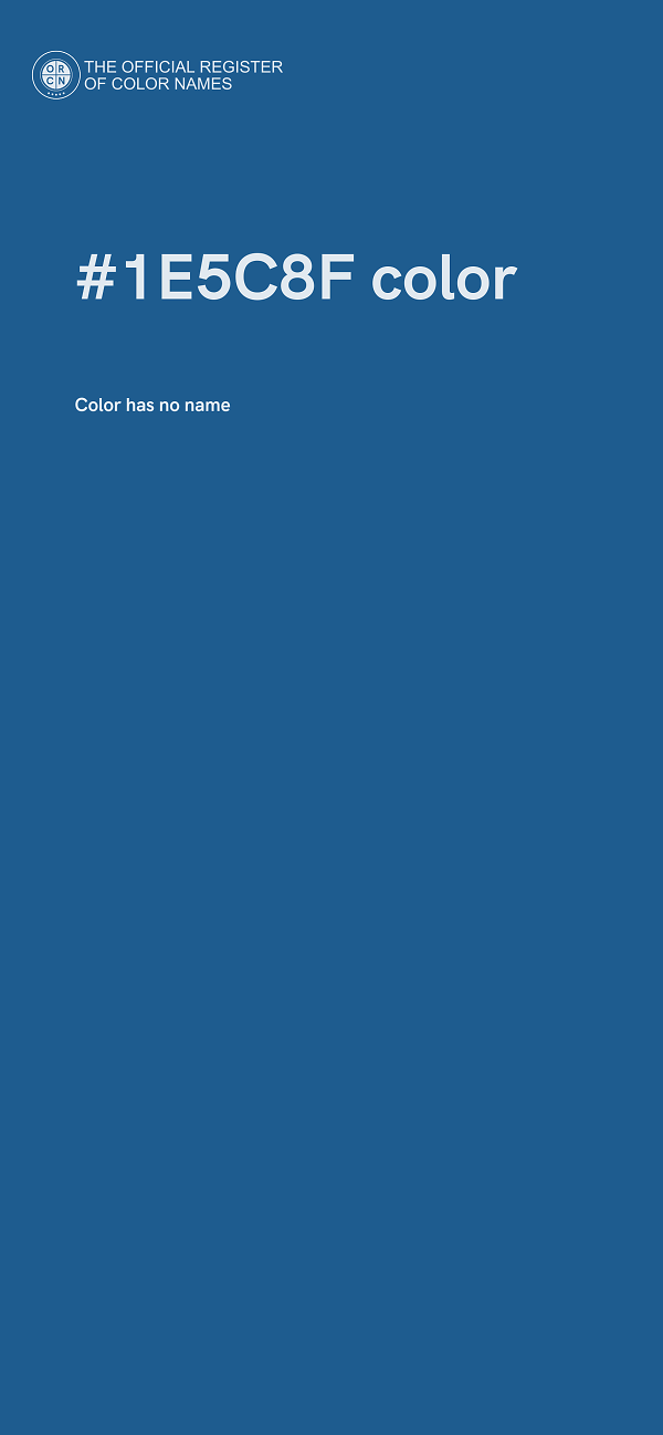 #1E5C8F color image