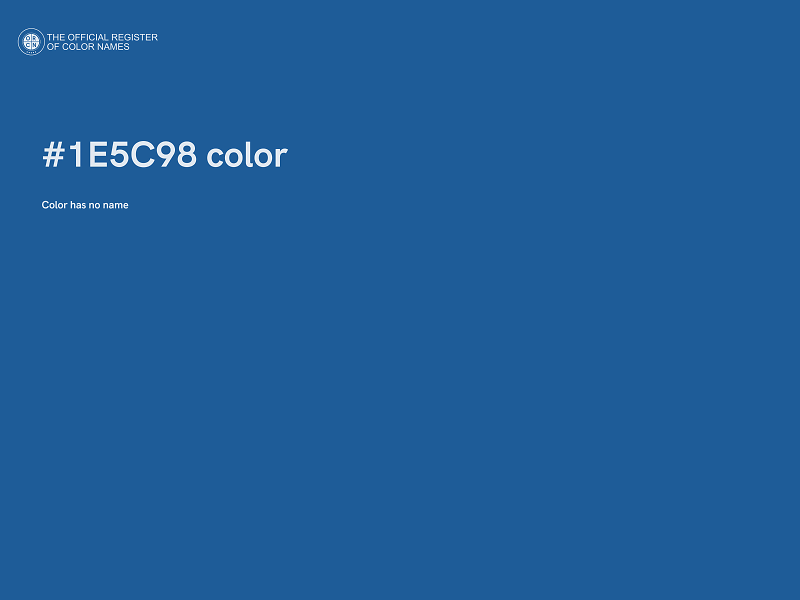 #1E5C98 color image