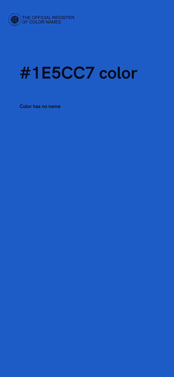 #1E5CC7 color image